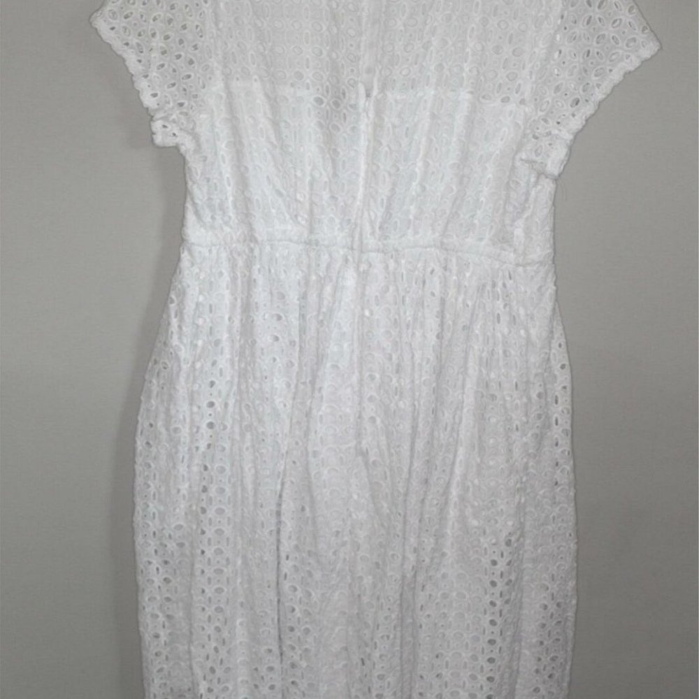 Lane Bryant Eyelet Midi Fit & Flare Dress H10673 - Picture 11 of 12